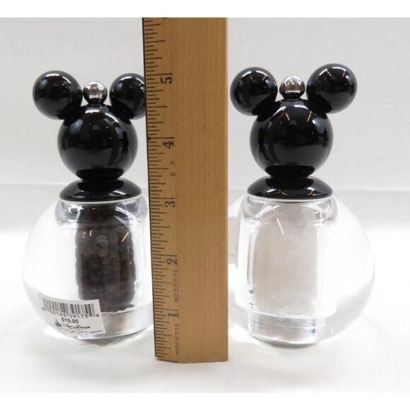 Disney Mickey Mouse Icon Clear Acrylic Salt & Pepper Grinders - Picture 3 of 3